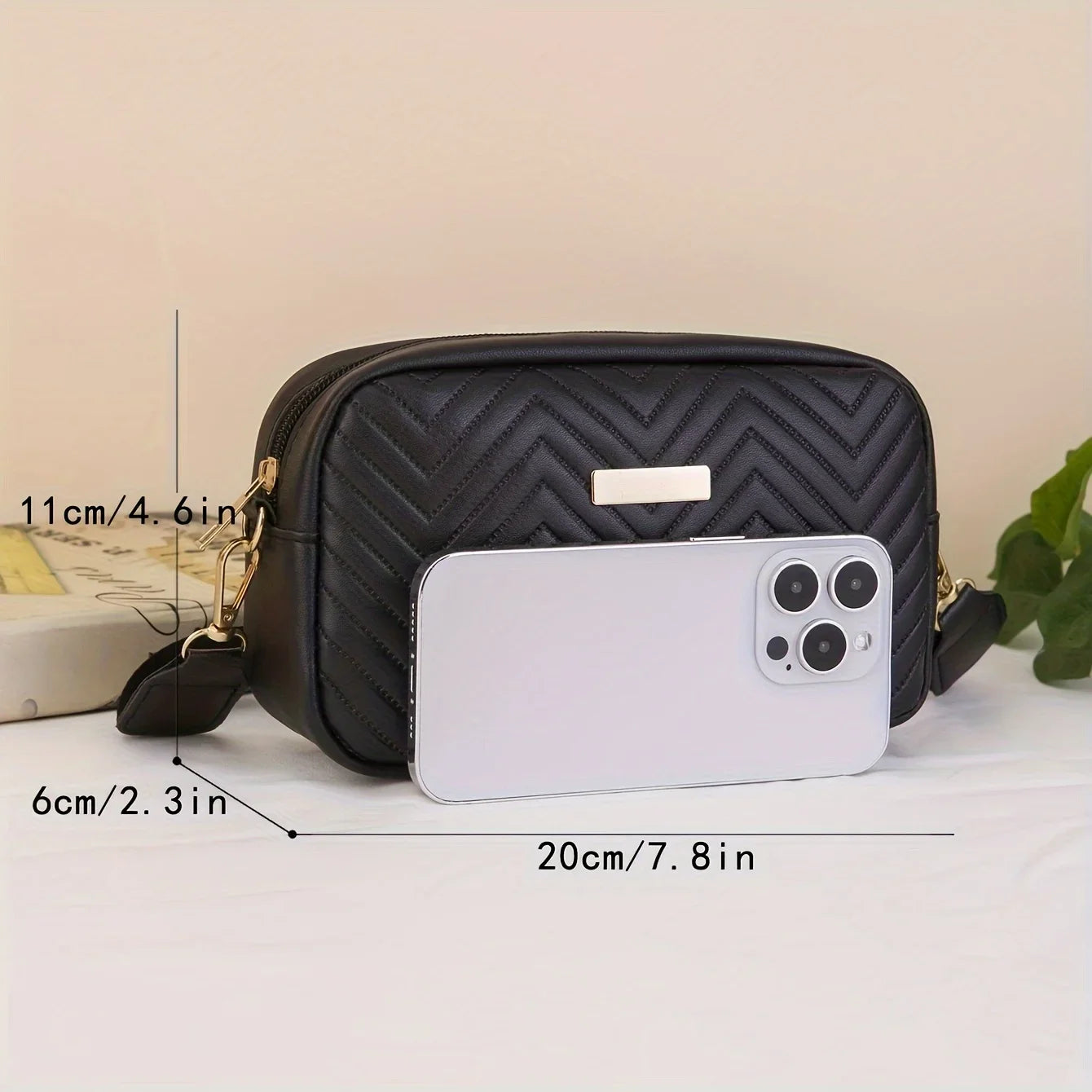 Quilted Mini Crossbody Bag | Wovetsa
