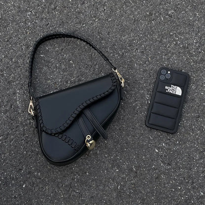 Woven Saddle Underarm Crossbody Bag | Wovetsa