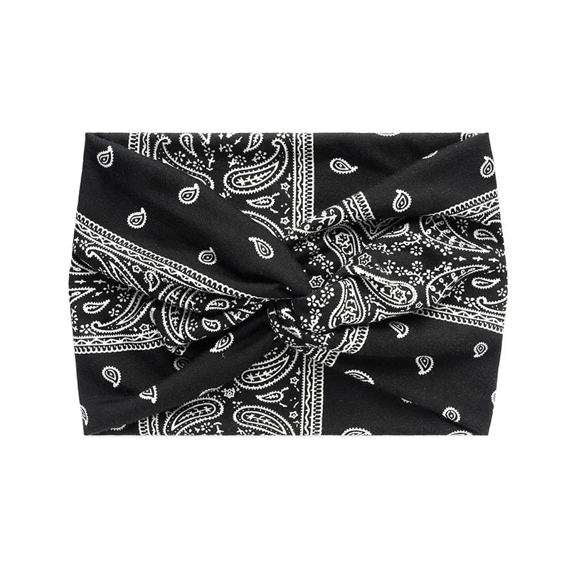 Wide Twisted Turban Headband for Women — Boho Yoga Hair Band | Wovetsa
