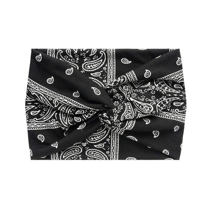 Wide Twisted Turban Headband for Women — Boho Yoga Hair Band | Wovetsa