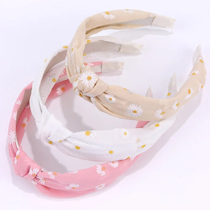 Daisy Pattern Headband Set 3 Pcs | Wovetsa