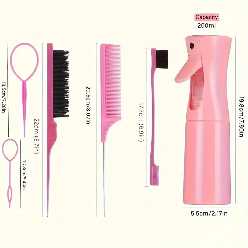 6-Piece Hair Brush & Styling Tool Set | Wovetsa
