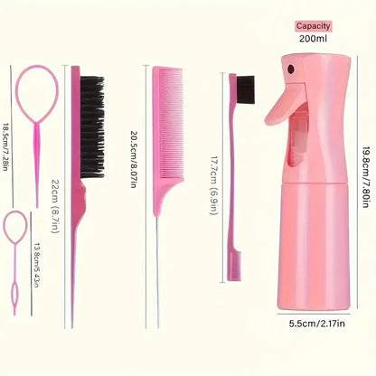 6-Piece Hair Brush & Styling Tool Set | Wovetsa