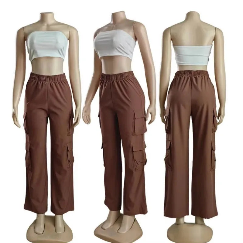 Straight Cargo Pants | Wovetsa