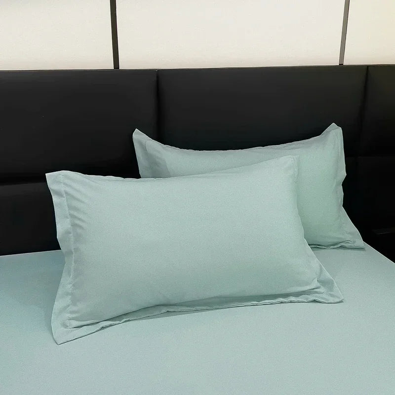 Washed Cotton Solid Pillowcase 48x74cm | Wovetsa