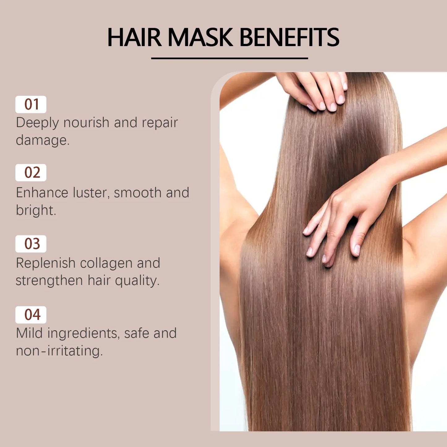 Caviar & Keratin Repair Hair Mask | Wovetsa
