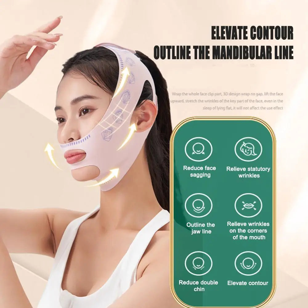 V-Line Face Lifting & Chin Slimming Sleep Mask | Wovetsa