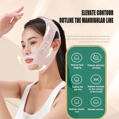 V-Line Face Lifting & Chin Slimming Sleep Mask | Wovetsa
