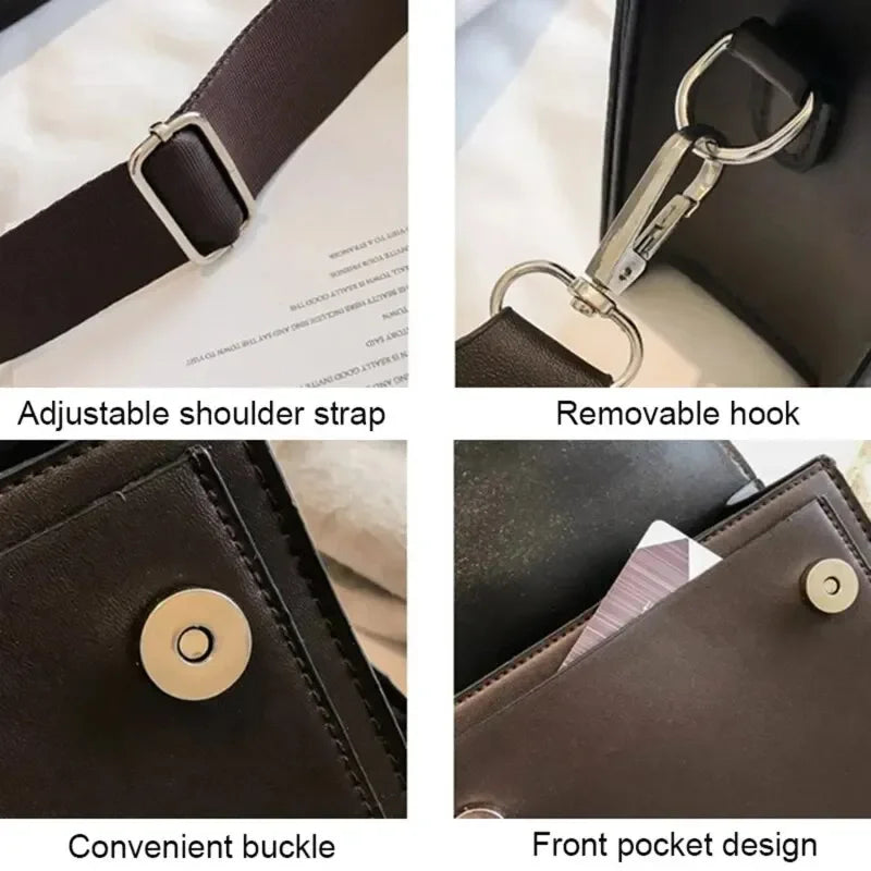Small Flap Crossbody Messenger Bag | Wovetsa
