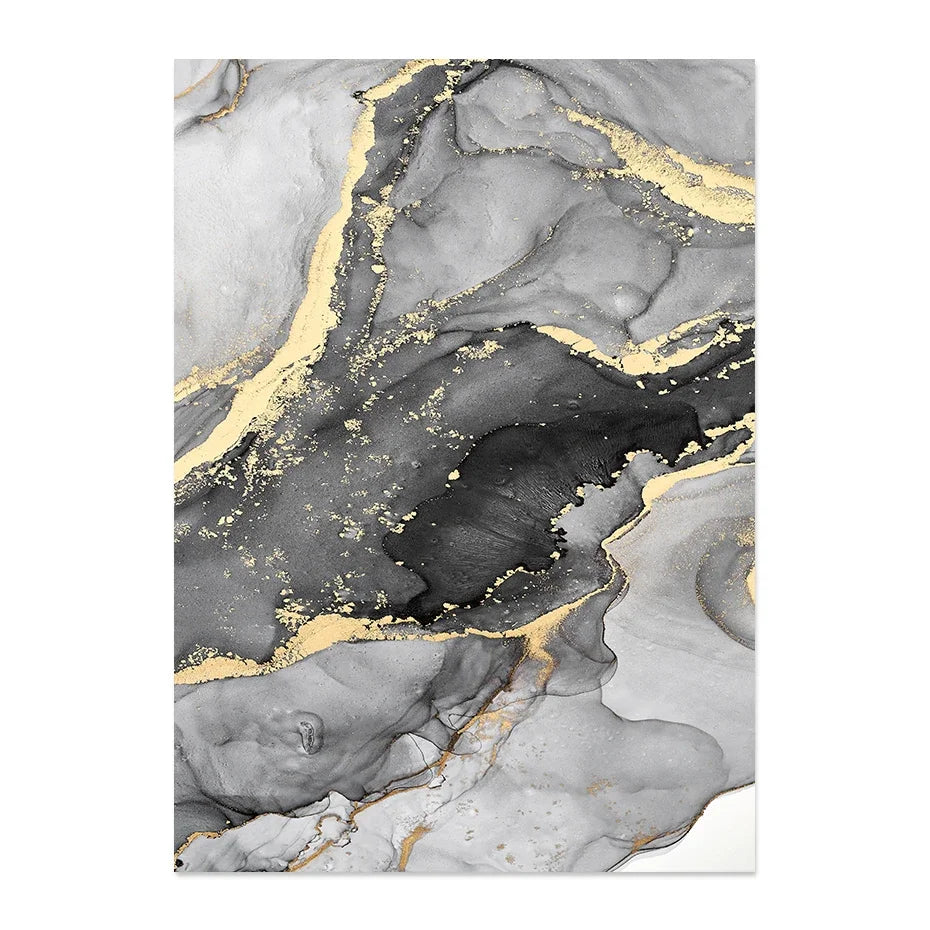 Minimalist Marble Beige Abstract Canvas Wall Art Set of 3 | Wovetsa