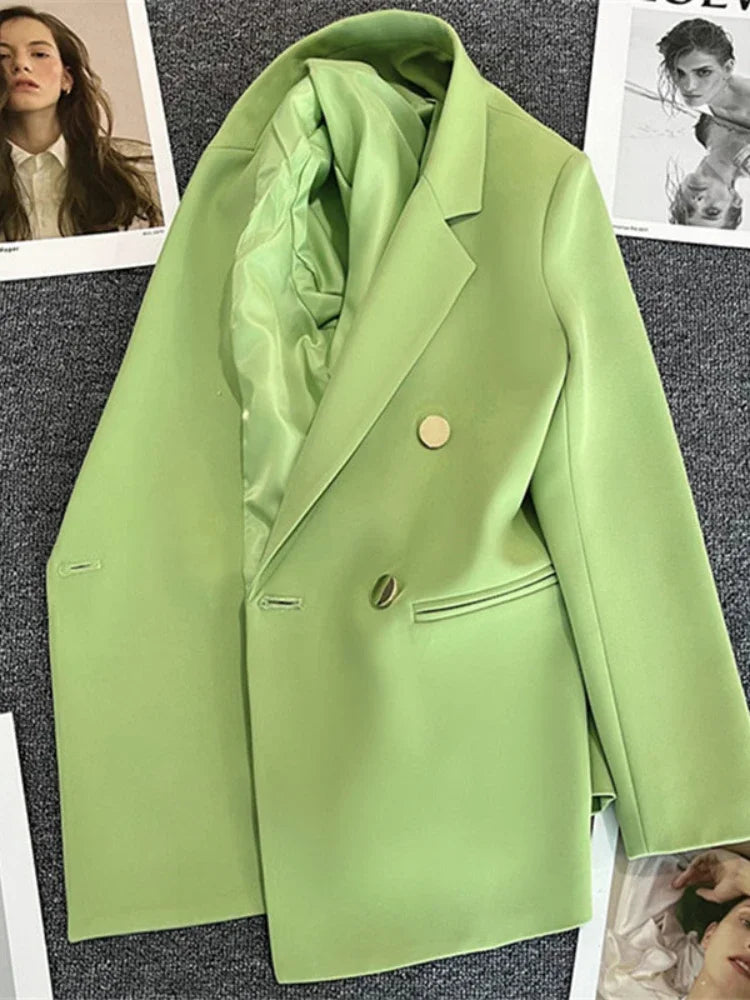 Double-Breasted Slim Blazer | Wovetsa