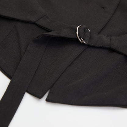 Off-Shoulder Cropped Vest | Wovetsa