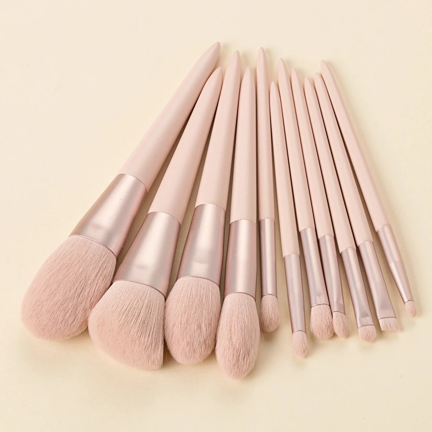 11-Piece Vegan Makeup Brush Set | Wovetsa