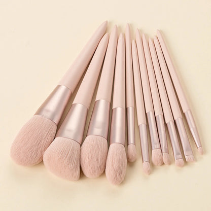 11-Piece Vegan Makeup Brush Set | Wovetsa