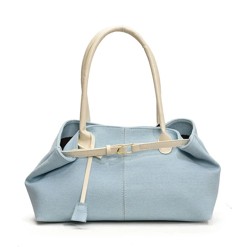 Denim Shoulder Bag | Wovetsa