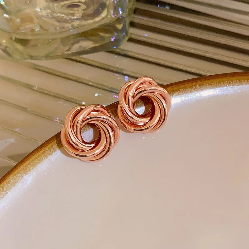 Multi-Layer Twisted Hoop Earrings | Wovetsa