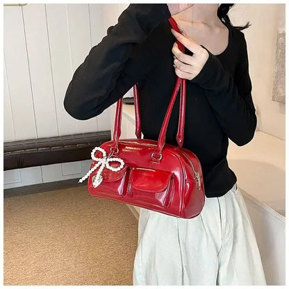 Bow Pillow Shoulder Bag | Wovetsa