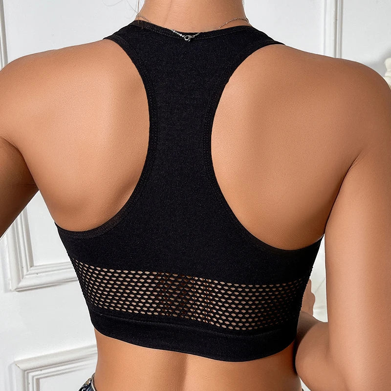 Fishnet Hollow Out Off Shoulder Crop Top | Wovetsa
