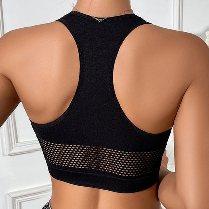 Fishnet Hollow Out Off Shoulder Crop Top | Wovetsa