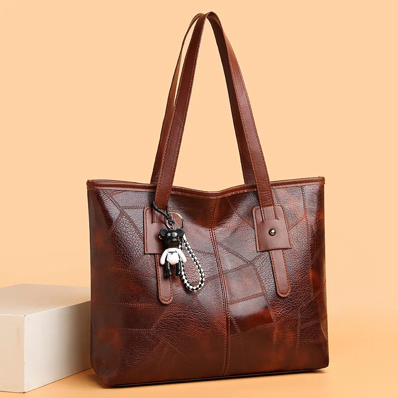 Large Capacity Square Tote Bag | Wovetsa