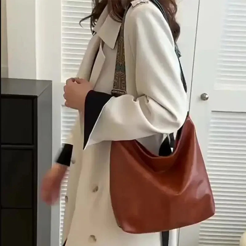 PU Leather Tote Bag | Wovetsa