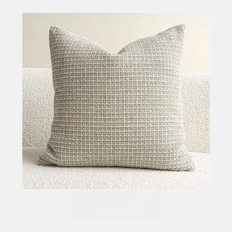 Black & White Jacquard Cushion Cover | Wovetsa