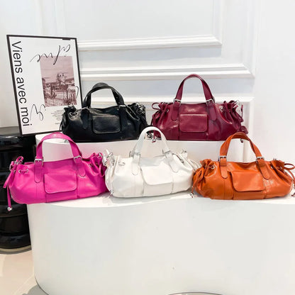 PU Leather Pillow Crossbody Bag | Wovetsa