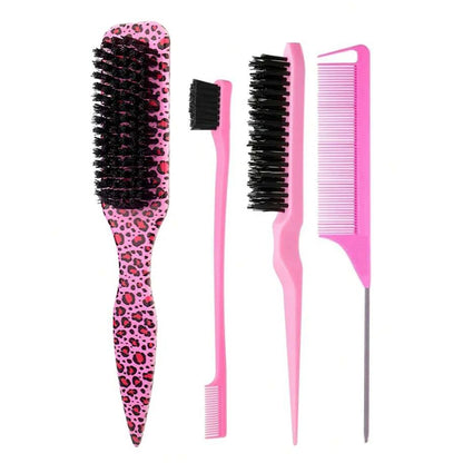 Edge Control Boar Bristle Hair Brush | Wovetsa