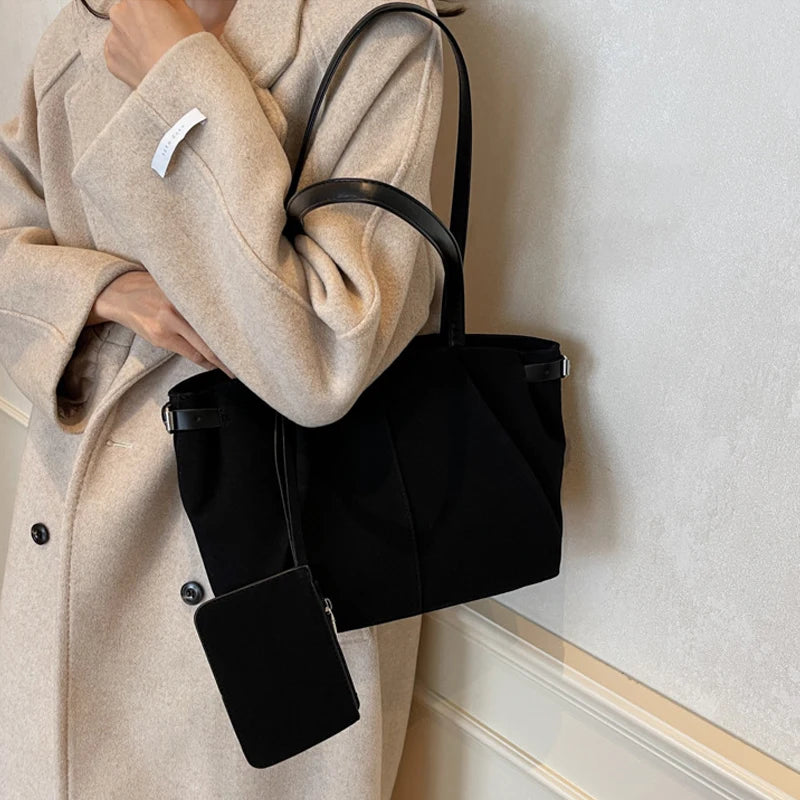 Suede Shoulder Bag | Wovetsa