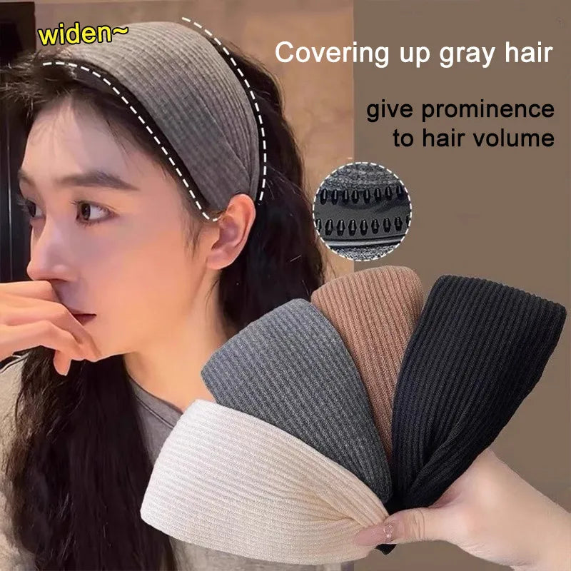 Wide Knit Headband for Women | Wovetsa