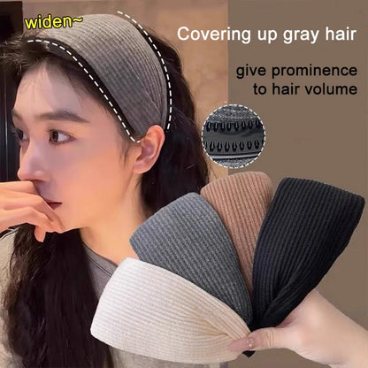 Wide Knit Headband for Women | Wovetsa