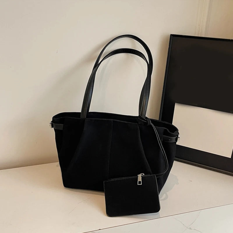 Suede Shoulder Bag | Wovetsa