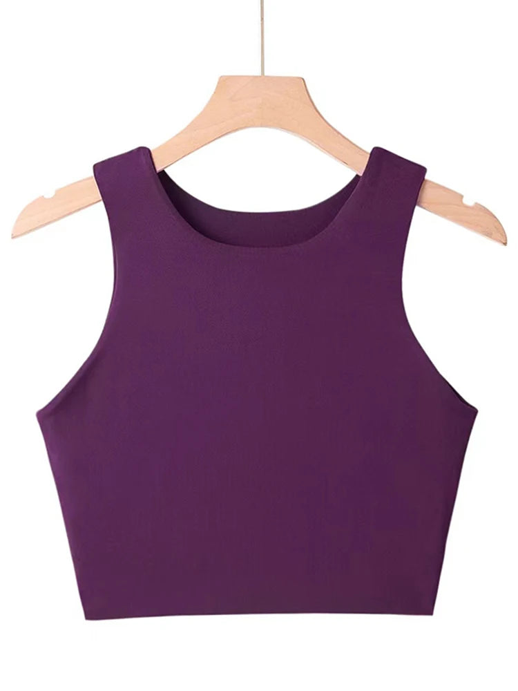 Backless Slim Tank Top | Wovetsa
