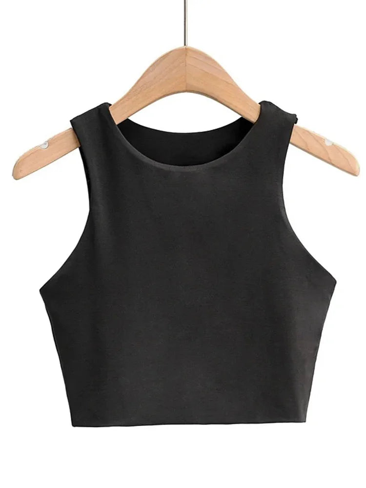 Backless Slim Tank Top | Wovetsa