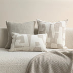 Black & White Jacquard Cushion Cover | Wovetsa