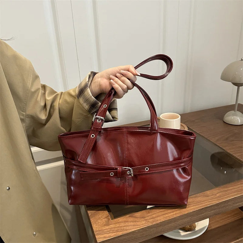 PU Baguette Shoulder Bag | Wovetsa