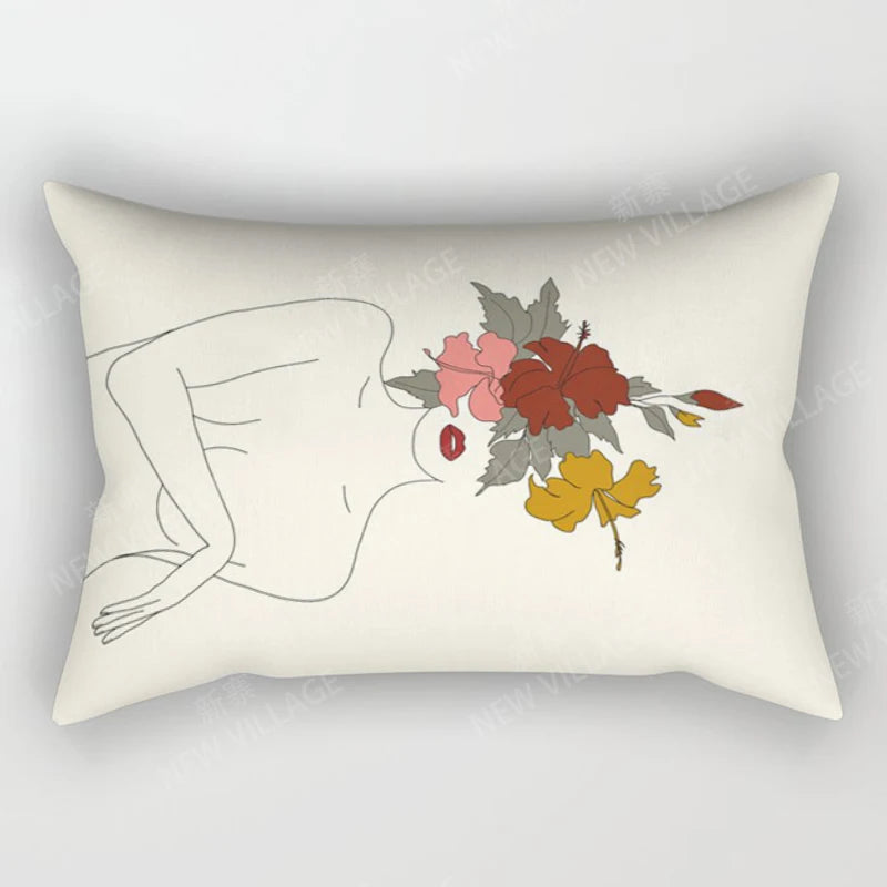 Boho Geometric Throw Pillow Cover | Wovetsa
