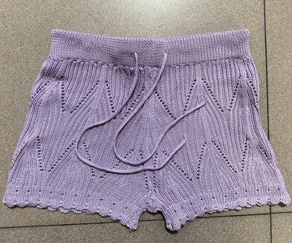 Knit Lace Beach Shorts | Wovetsa