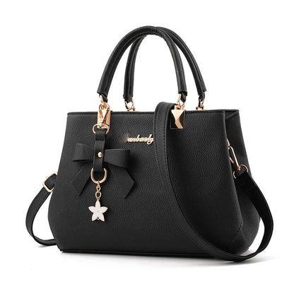 Floral Bowknot PU Shoulder & Crossbody Bag | Wovetsa