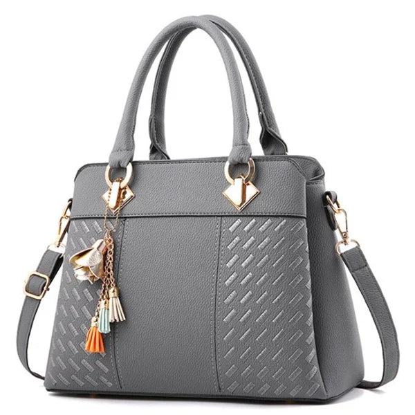Embroidered Tassel Crossbody Bag | Wovetsa