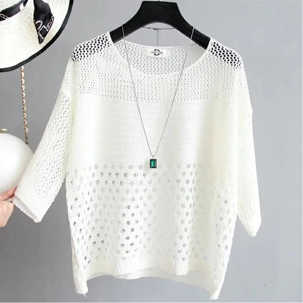 Ice Silk Knit Vest Top | Wovetsa