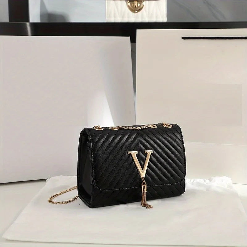 Sequin Tassel Crossbody Bag | Wovetsa