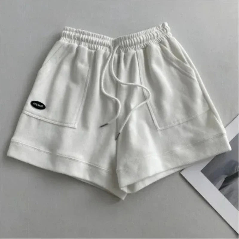 Wide-Leg Drawstring Shorts | Wovetsa