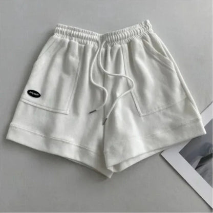 Wide-Leg Drawstring Shorts | Wovetsa