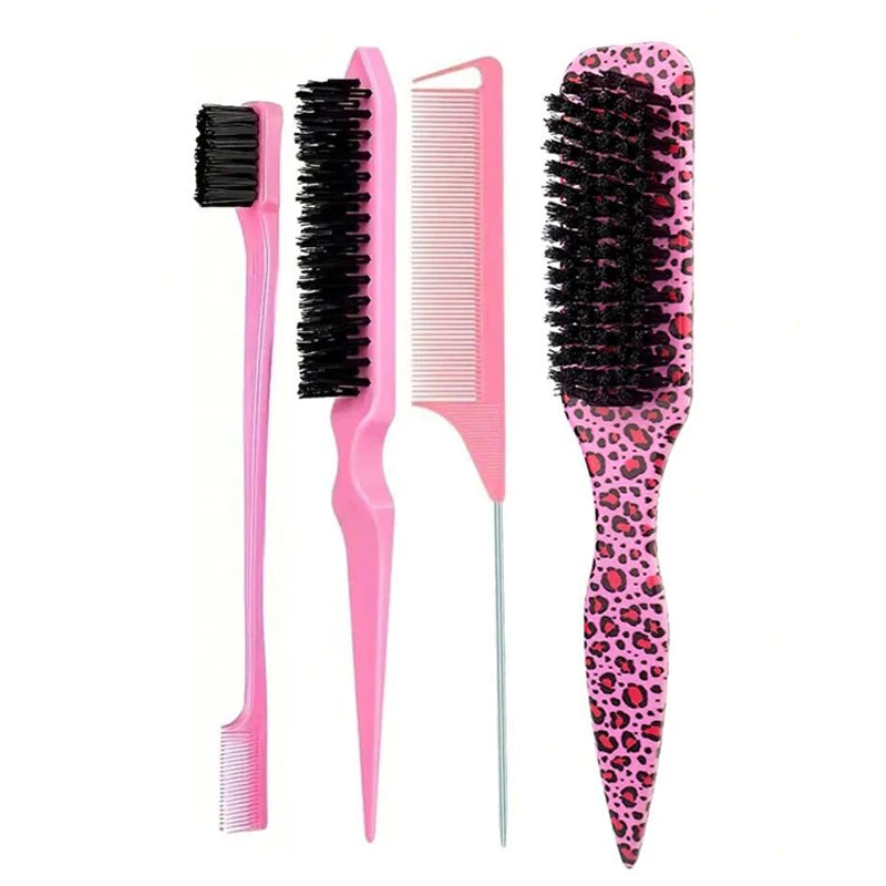 Edge Control Boar Bristle Hair Brush | Wovetsa