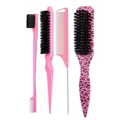 Edge Control Boar Bristle Hair Brush | Wovetsa