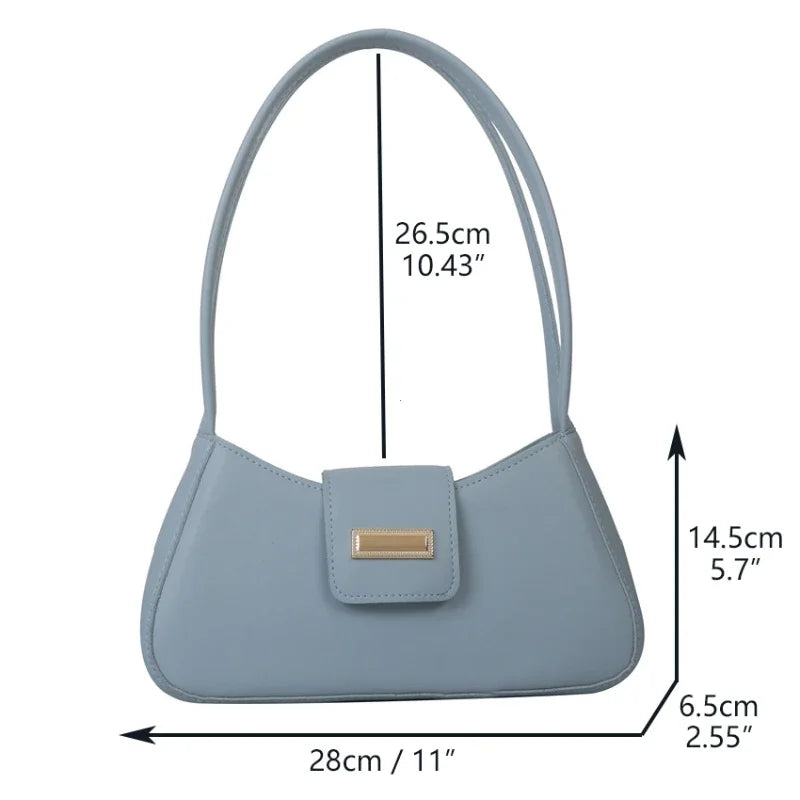 Minimalist Saddle Shoulder Bag | Wovetsa