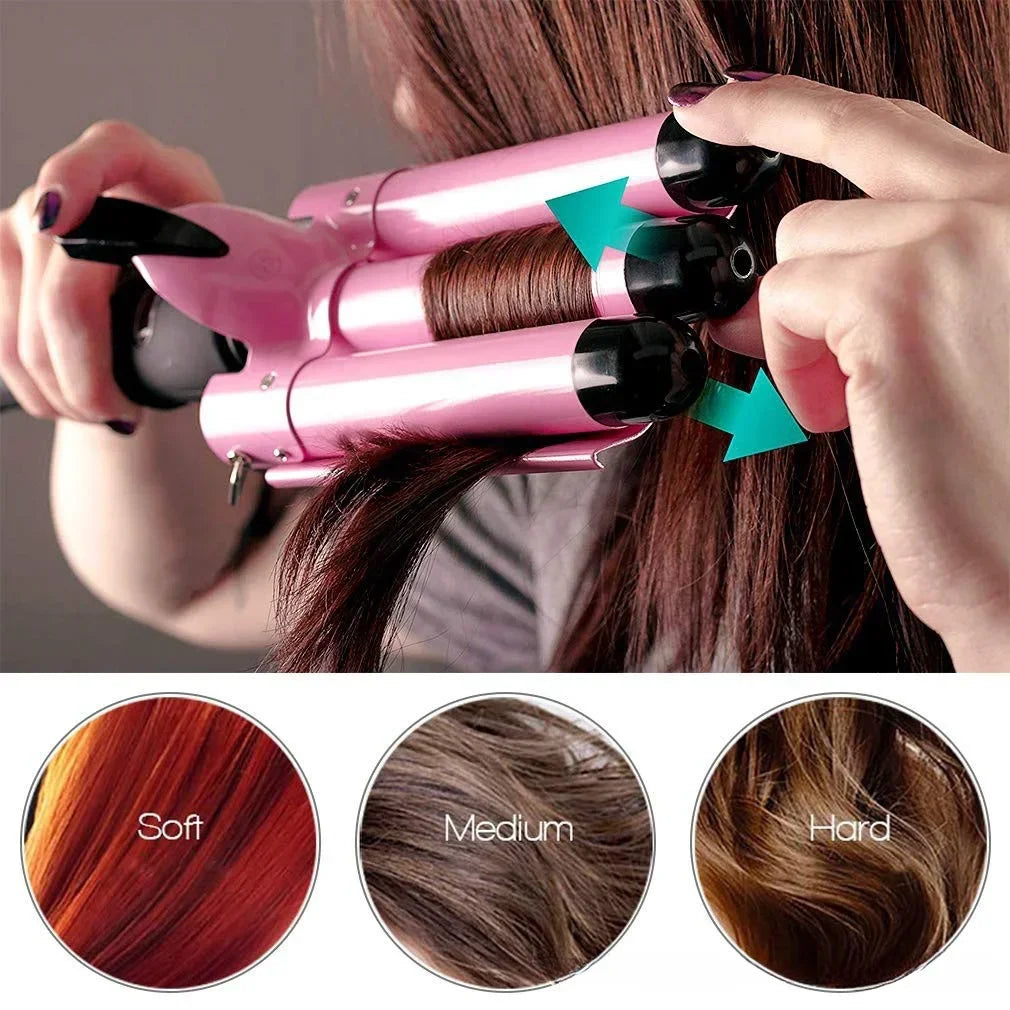 Ceramic Triple Barrel Hair Waver | Wovetsa