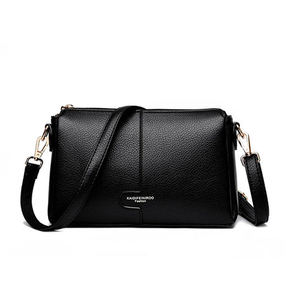 Soft PU Leather Flap Shoulder Bag | Wovetsa