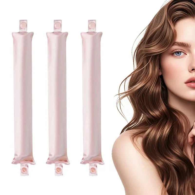 Heatless Satin Hair Curler Set | Wovetsa